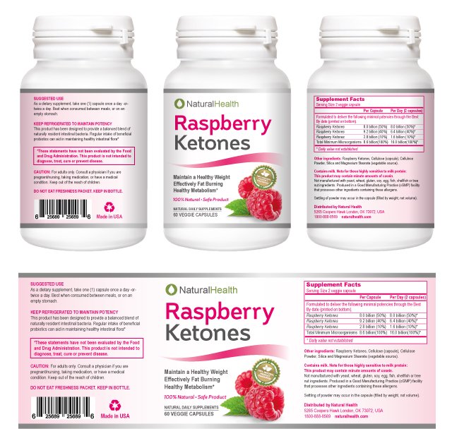 Raspberry Ketones Supplement Label Template dlayours Blog