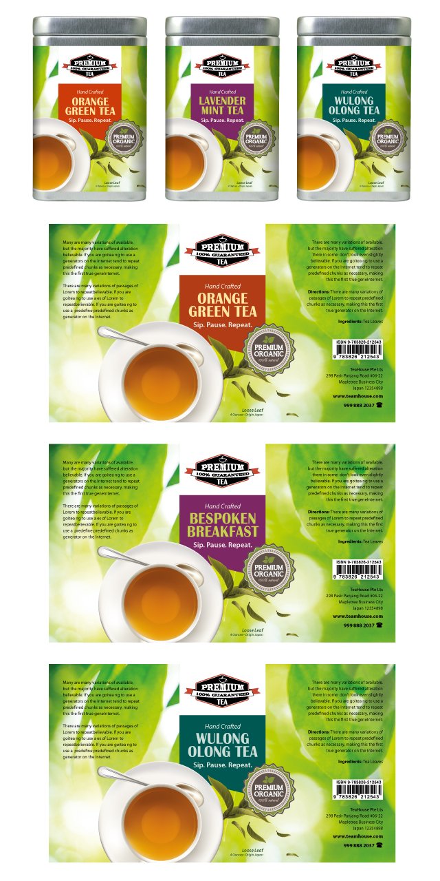 Tea Labels Template dLayouts Graphic Design Blog